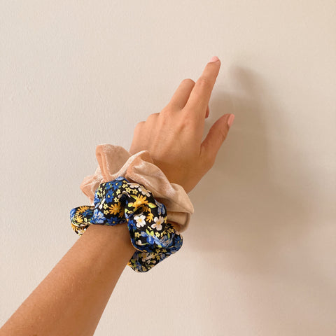 Scrunchie Mirre blauw