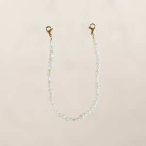 Telefoonkoordje Pearl wit